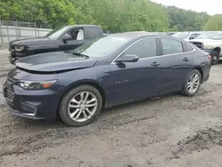 Chevrolet salvage cars for sale: 2016 Chevrolet Malibu LT