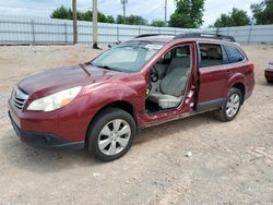 Salvage cars for sale at Oklahoma City, OK auction: 2011 Subaru Outback 2.5I Premium