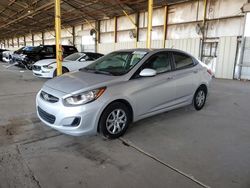 Salvage cars for sale from Copart Phoenix, AZ: 2012 Hyundai Accent GLS