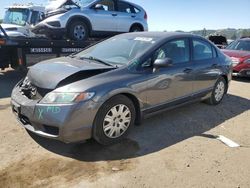 Salvage cars for sale at San Martin, CA auction: 2011 Honda Civic VP