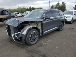 Salvage cars for sale at Denver, CO auction: 2023 Lincoln Aviator Black Label