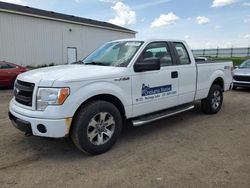 Salvage cars for sale at Portland, MI auction: 2014 Ford F150 Super Cab