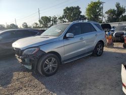 Salvage cars for sale at Riverview, FL auction: 2013 Mercedes-Benz ML 350