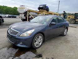 Salvage cars for sale from Copart Windsor, NJ: 2011 Infiniti G37