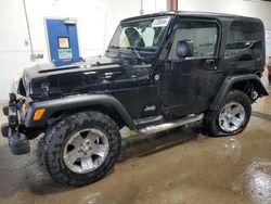 Salvage cars for sale at Blaine, MN auction: 2006 Jeep Wrangler / TJ Sport