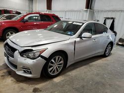 Salvage cars for sale from Copart Milwaukee, WI: 2015 Infiniti Q50 Base