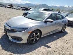Salvage cars for sale at Magna, UT auction: 2018 Honda Civic Touring