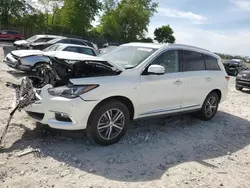 Salvage cars for sale at Cicero, IN auction: 2020 Infiniti QX60 Luxe