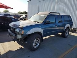 Salvage cars for sale at Sacramento, CA auction: 2001 Nissan Frontier Crew Cab XE