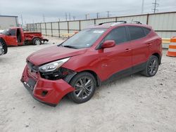 Salvage cars for sale at Haslet, TX auction: 2015 Hyundai Tucson Limited
