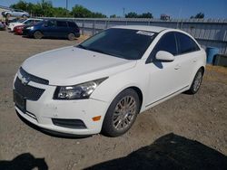 Salvage cars for sale at Sacramento, CA auction: 2014 Chevrolet Cruze ECO