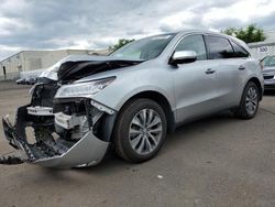 Salvage cars for sale at New Britain, CT auction: 2015 Acura MDX Technology