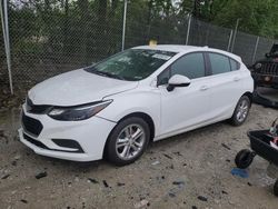 Vehiculos salvage en venta de Copart Cicero, IN: 2018 Chevrolet Cruze LT
