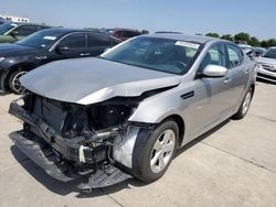 Salvage cars for sale at Grand Prairie, TX auction: 2015 KIA Optima LX