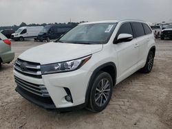 Salvage cars for sale at Houston, TX auction: 2018 Toyota Highlander SE