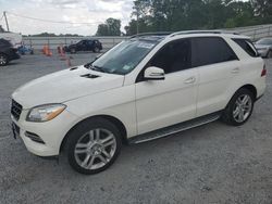 Salvage cars for sale from Copart Gastonia, NC: 2015 Mercedes-Benz ML 350