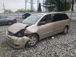 Salvage cars for sale at Windsor, NJ auction: 2004 Toyota Sienna CE