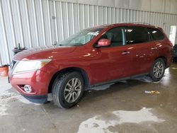 Salvage cars for sale at Franklin, WI auction: 2015 Nissan Pathfinder S