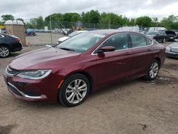 Salvage cars for sale from Copart Chalfont, PA: 2015 Chrysler 200 Limited