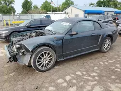 Salvage cars for sale at Wichita, KS auction: 1999 Ford Mustang GT