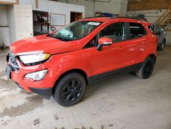 Salvage cars for sale at Ham Lake, MN auction: 2018 Ford Ecosport SE