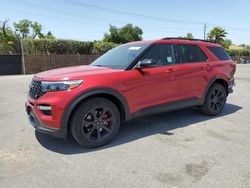 Salvage cars for sale at San Martin, CA auction: 2023 Ford Explorer ST