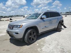 Salvage cars for sale at West Palm Beach, FL auction: 2017 Jeep Grand Cherokee Limited