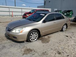 Salvage cars for sale from Copart Jacksonville, FL: 2007 Honda Accord EX