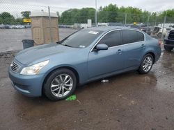 Salvage cars for sale at Chalfont, PA auction: 2008 Infiniti G35