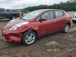 Salvage cars for sale at Greenwell Springs, LA auction: 2011 Nissan Leaf SV