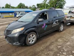 Salvage cars for sale at Wichita, KS auction: 2012 Toyota Sienna