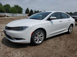 Salvage cars for sale from Copart Elgin, IL: 2015 Chrysler 200 Limited