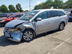 Honda Odyssey ex salvage cars for sale: 2016 Honda Odyssey EX