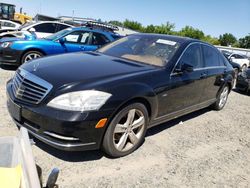 Mercedes-Benz s-Class salvage cars for sale: 2012 Mercedes-Benz S 550 4matic