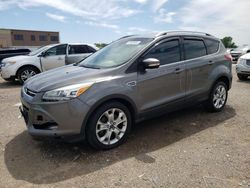 Salvage cars for sale at Kansas City, KS auction: 2014 Ford Escape Titanium