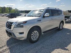 Salvage cars for sale at Fairburn, GA auction: 2021 Nissan Armada SV