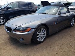 Salvage cars for sale at Elgin, IL auction: 2004 BMW Z4 2.5