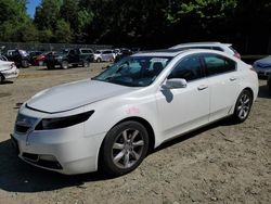 Salvage cars for sale at Waldorf, MD auction: 2013 Acura TL