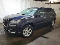 Salvage cars for sale at Ebensburg, PA auction: 2016 GMC Acadia SLE
