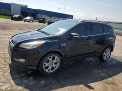 Salvage cars for sale from Copart Woodhaven, MI: 2014 Ford Escape Titanium