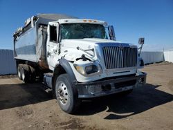 Salvage trucks for sale at Brighton, CO auction: 2007 International 7000 7600