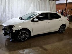 Salvage cars for sale at Ebensburg, PA auction: 2014 Toyota Corolla L