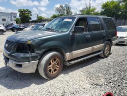 Ford Expedition salvage cars for sale: 2003 Ford Expedition XLT