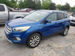 Carros con título limpio a la venta en subasta: 2017 Ford Escape Titanium