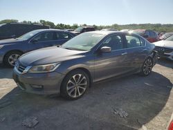 Salvage cars for sale at Cahokia Heights, IL auction: 2015 Honda Accord Sport