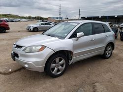 Salvage cars for sale at Colorado Springs, CO auction: 2007 Acura RDX Technology