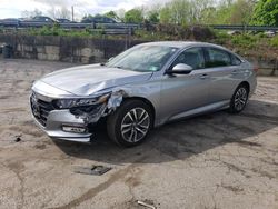 Salvage cars for sale at Marlboro, NY auction: 2018 Honda Accord Hybrid EXL
