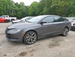 Salvage cars for sale at Austell, GA auction: 2015 Chrysler 200 S