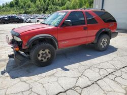 Salvage cars for sale at Hurricane, WV auction: 2002 Chevrolet Blazer