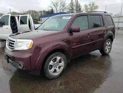 Salvage cars for sale from Copart Ham Lake, MN: 2015 Honda Pilot EXL